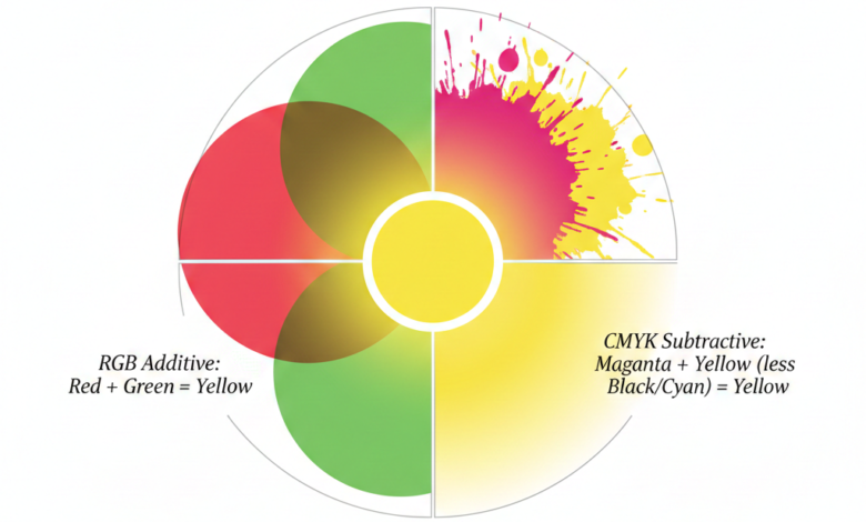 welche farben ergeben gelb